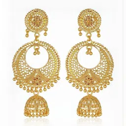 VIVASTRI Women Gold-Plated Alloy Earrings-picture-18