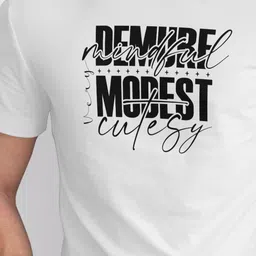 Seekbuylove Men Typography Printed Bio Finish T-shirt image 3