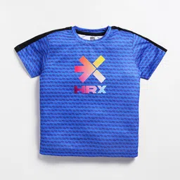 HRX by Hrithik Roshan Boys Printed T-shirt with Shorts image 2