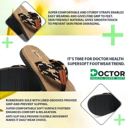 DOCTOR HEALTH SUPER SOFT Men Thong Flip-Flops image 4