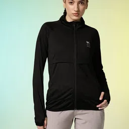 HRX by Hrithik Roshan Mock Collar Running Sporty Jacket image 5