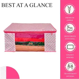 AMAK INC Pink Fabric Multi-Utility Wardrobe Organisers image 2