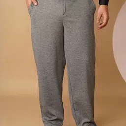 Sztori Men Plus Size Relaxed Straight Leg Mid-Rise Flat-Front Formal Trousers-image-76