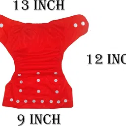 stakipo Small Cloth Button Diaper Combo - 5 diaper with black insert image 2