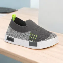 Lil Lollipop Unisex Kids Woven Design Slip-On Sneakers-picture-54