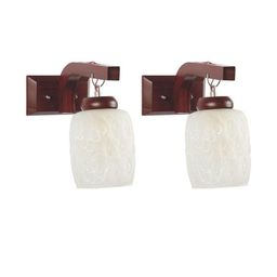 Somil Premium Designer Glass Wall / Night Lamp Elegant & Stylish Dcor Accent for Modern Interiors, color- White, Size:- 16 X 25 X 28.5 CM-picture-21
