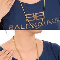 AanyaCentric Brass Gold-Plated Chain-picture-30