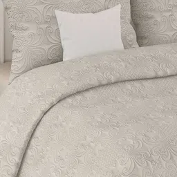 LABHAM Sensation Cream-Coloured Quilted 300 GSM Double King Bed Cover image 4