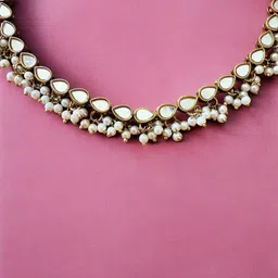 Anouk Kundan-Studded & Beaded Jewellery Set image 2