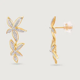 Mia by Tanishq Gold Drop Earrings image 2