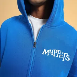 WEARDUDS Men Printed Hooded Sweatshirt image 4