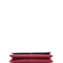 MANGO Animal Skin Textured Baguette Shoulder Bag image 3