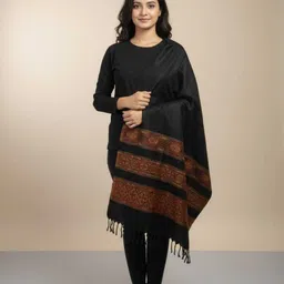 SR Collection Wool Solid Men, Women Shawl-picture-11