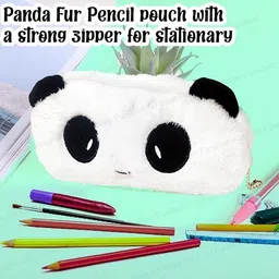 kettoby PANDA POUCH PANDA DESIGN Art Polyester Pencil Box image 1