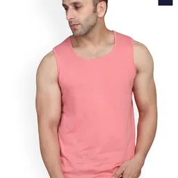 SLOWLORIS Pack Of 2 Scoop Neck Bio-Wash Innerwear Gym Vests-image-36