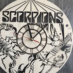 QEZNEF Beige Solid Traditional Wall Clock-picture-39