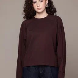 MANGO Raglan Sleeves Sweatshirt-image-1