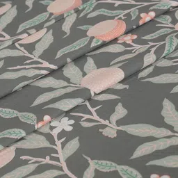 MASPAR Green & White Floral Printed Cotton 200 TC Single Bedsheet Set 1.52 x 2.24 m image 3