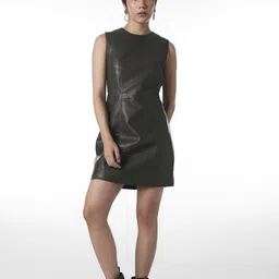 ONLY Women PU Coated Bodycon Mini Dress-picture-12