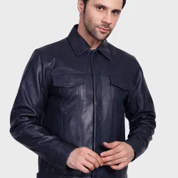 Justanned Men Leather Biker Jacket-picture-16