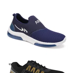 Free Kicks Men Multicoloured Mesh Marking Running Sports Shoes-image-88