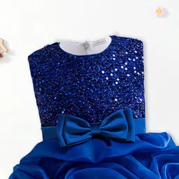 FOREVER FRIDAY Girls Embroidered Embellished Applique A-Line Dress image 2