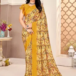 KALINI Poly Crepe Sungudi Saree-picture-18