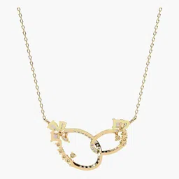 VALANOVA BIS Hallmark 14KT Yellow Gold Necklace And Chains Diamond- 5.28 g image 3