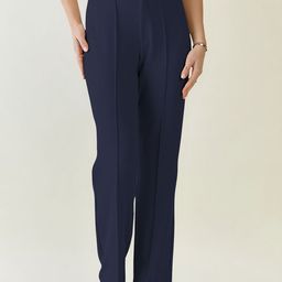 Dream Beauty Fashion Women Straight Fit High-Rise Pleated Trousers-picture-49