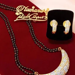 CLONEO Alloy Gold-plated Gold Jewellery Set (Pack of 3) image 1