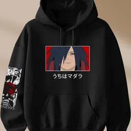 Cool Plus Men Printed Hooded Sweatshirt image 2