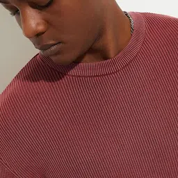 max Men Quirky Self Design Long Sleeves Pullover image 3