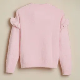 Allen Solly Junior Girls Typography Printed Round Neck Pullover Sweater image 5