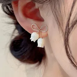 hyt global enterprises Bow Earrings for Girls / Women Metal Stud Earring. Alloy Stud Earring-picture-20
