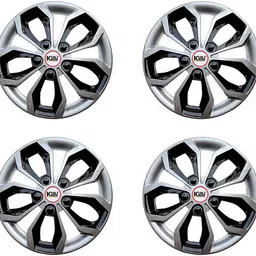 kunj autotech 14 Inch Wheel Cover Double Color Kwid Wheel Cover For Renault Kwid image 2