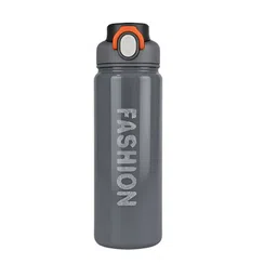 iSWEVEN Grey & White Single Stainless Steel Solid Double Wall Vacuum Water Bottle-picture-31