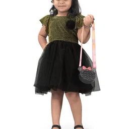 baesd Shrithi Fashion Fab Net Fit & Flare Dress image 4