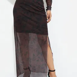 max Printed A-Line Maxi Skirts-picture-21
