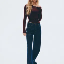 H&M Draped One-Shoulder Top image 2