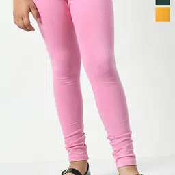 KAYU Girls Pack Of 3 Churidar-Length Leggings-picture-12