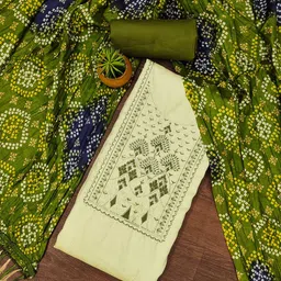 SHADOW & SAINING Embroidered Unstitched Dress Material-picture-39