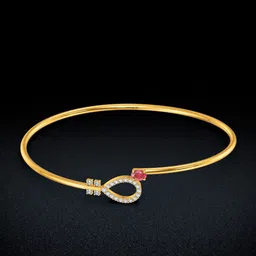 Joyalukkas Women 22Kt Gold Glint Bracelet - 4.655g-picture-13