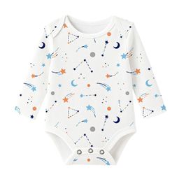 Moms Home Infants Printed Pure Organic Cotton Full Sleeves Bodysuit-picture-12