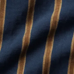 sollobell Striped Puff Sleeves Tie-Up Neck Regular Top image 2