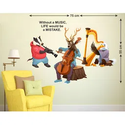 LANSTICK Printed Music WallstickerWall Sticker-image-0