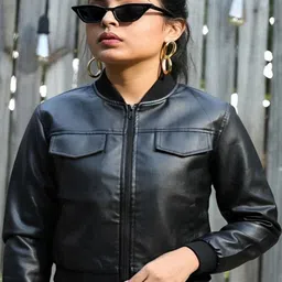 R.Code by The Roadster Life Co. Women Bomber Jacket image 2