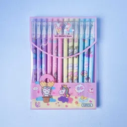 poohan UNICORN SUPER CUTE ADOREABLE GEL PEN BLUE INK RANDOM UNICORN PRINT (Pack of 12) Gel Pen-picture-14