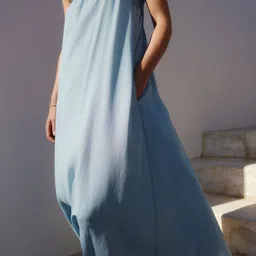 NEXT Gathers & Smocked Detail Maxi Dress image 5