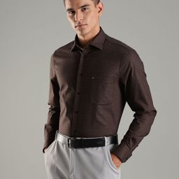 Tommy Hilfiger Europe Micro Ditsy Printed Pure Cotton Formal Shirt-picture-14