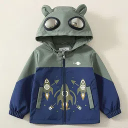 YK Navy Blue Long Sleeve Printed Kids Sweaters-picture-37